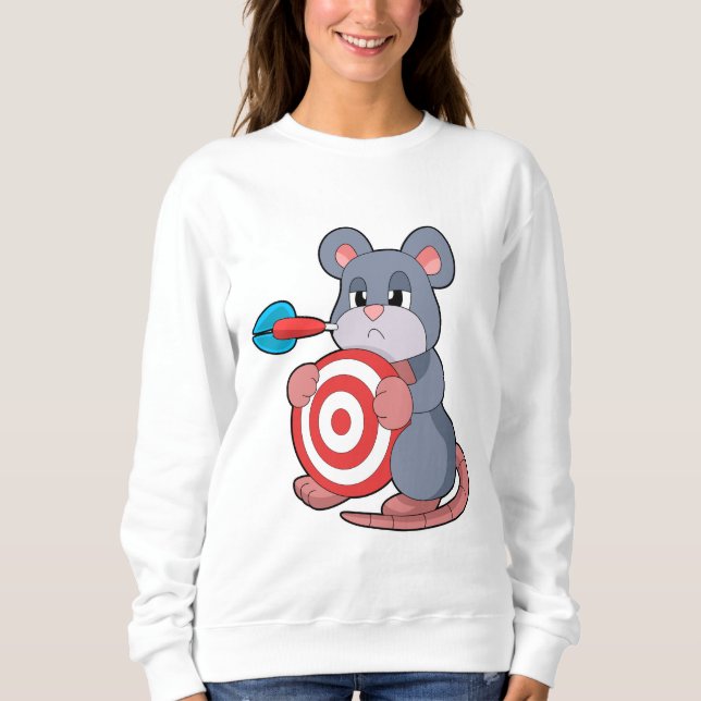 Camiseta Dartboard Dart Mouse Darts (Frente)