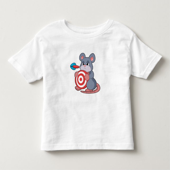 Camiseta Dartboard Dart Mouse Darts (Frente)