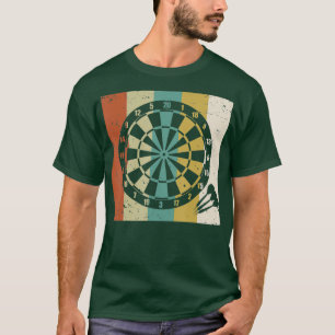 Camiseta Dartboard Darts Dart Aimitando Retro