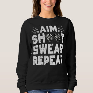 Camiseta Darts Aim Shoot Repetir Reprodução Dart Playe Dart