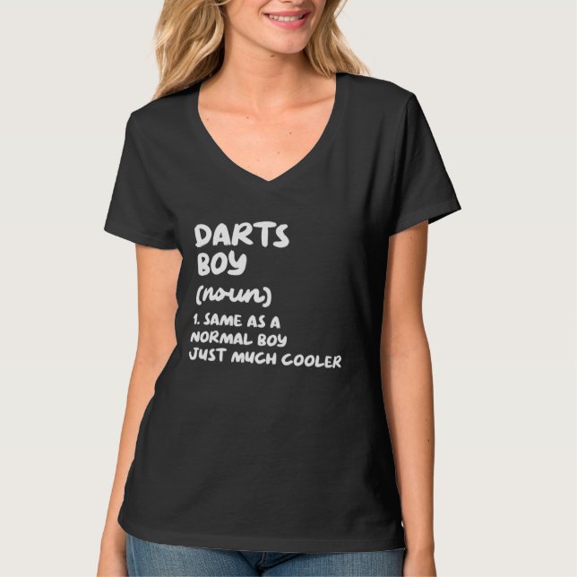 Camiseta Darts Boy Definition Funny (Frente)