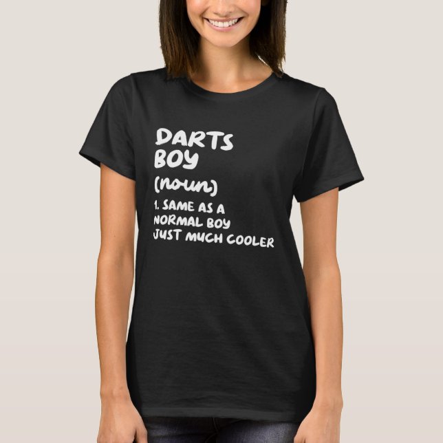 Camiseta Darts Boy Definition Funny (Frente)