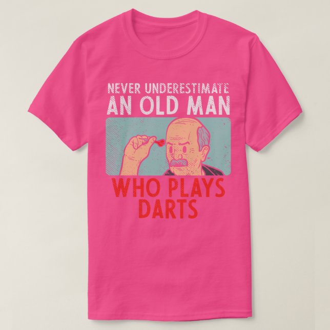 Camiseta Darts Dart Player Sayings 2 (Frente do Design)