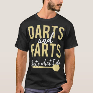 Camiseta Darts Farta Que É O Que Eu Faço Um Jogador De Arte