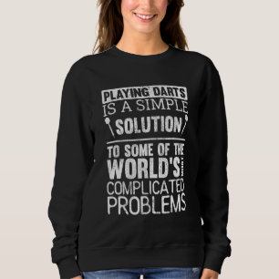 Camiseta Darts Player Jogando Dardos Jogadores de Arte Dica