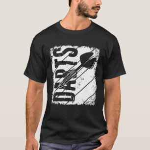 Camiseta Darts Retro Vintage Esporte Dardos Bullseye