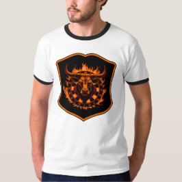 Camiseta Dartscheibe Wappen Stier Darts Spezialdesign