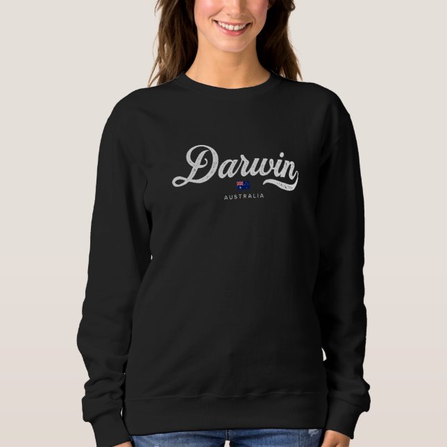 Camiseta Darwin Australia Retro Vintage (Frente)