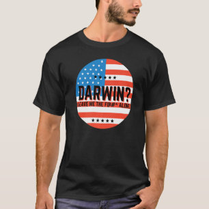 Camiseta Darwin Deixe-Me Sozinho Deixe-Me Ir Darwin Engraça