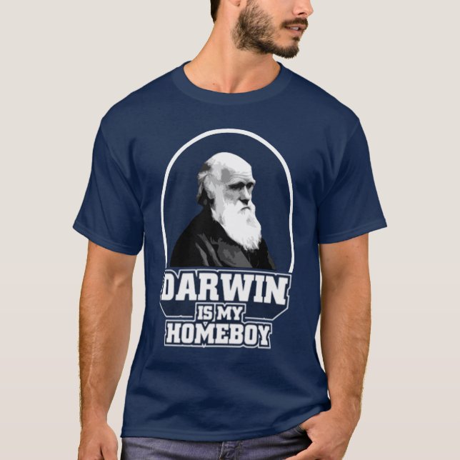 Camiseta Darwin é meu ficar em casa (Frente)