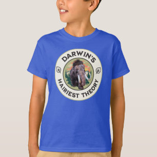 Camiseta Darwin’s Teoria Mais Peluda Mamute Lanudo 
