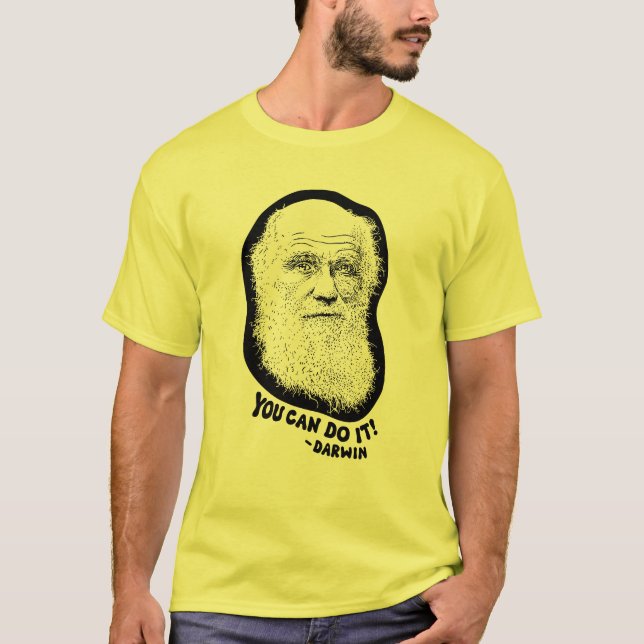 Camiseta Darwin - Você Pode Fazer Isso (Frente)
