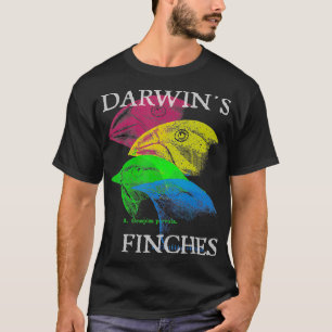 Camiseta Darwins Finches Professora de Biologia da Ciência 