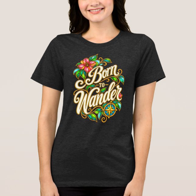 Camiseta Dary Grey Nascida para Vagar (Frente)