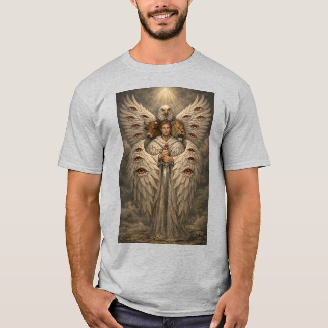 Camiseta das 4 criaturas vivas (Frente)