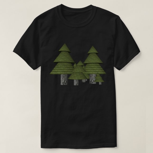 Camiseta das Árvores (Frente do Design)