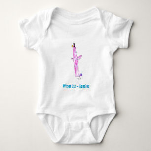 Camiseta Das asas cabeça para fora - ACIMA