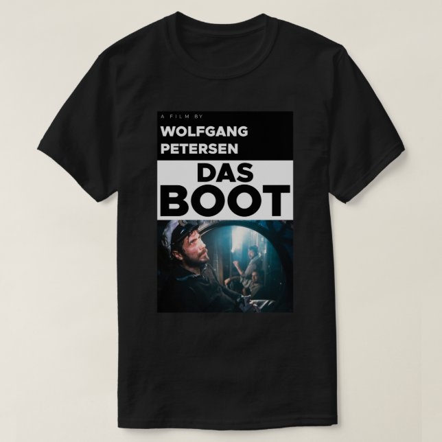Camiseta Das Boot (1981) - Alternativo de Poster de Filme d (Frente do Design)