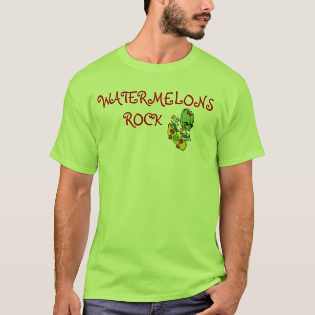 Camiseta Das "camisa da novidade da fruta da rocha (Frente)