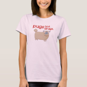 Camiseta das drogas dos Pugs não