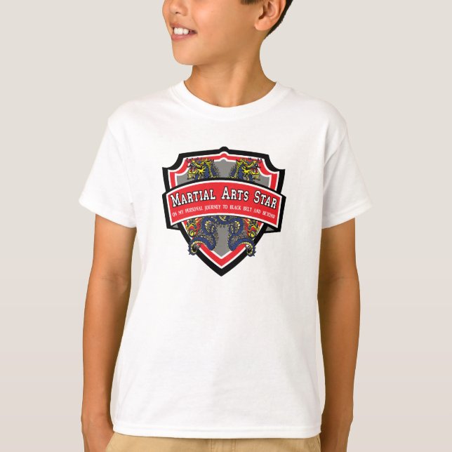 Camiseta das Estrelas de Artes Marciais (Frente)