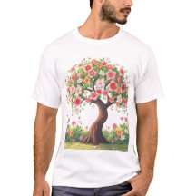 Camiseta das Flores Grandes