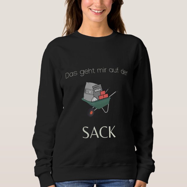 Camiseta Das geht mir auf den Sack Bauherr  construction si (Frente)