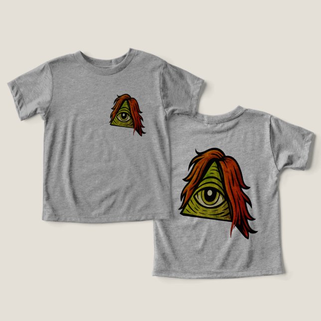 Camiseta Das grüne Superauge (Design Frente e Verso)