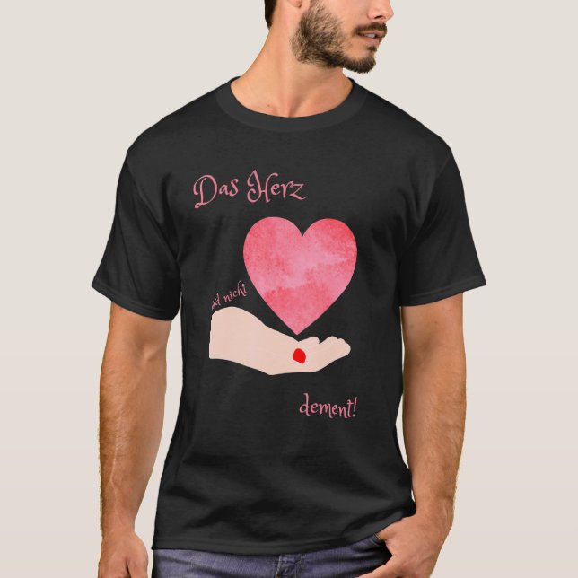 Camiseta Das Herz Wird Nicht Dement Nurking Power (Frente)