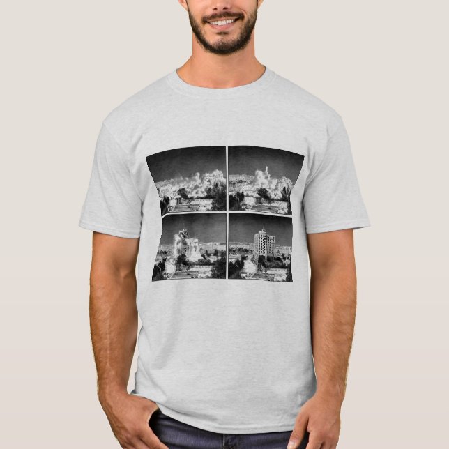 Camiseta das imagens moventes do asilo da foto (Frente)