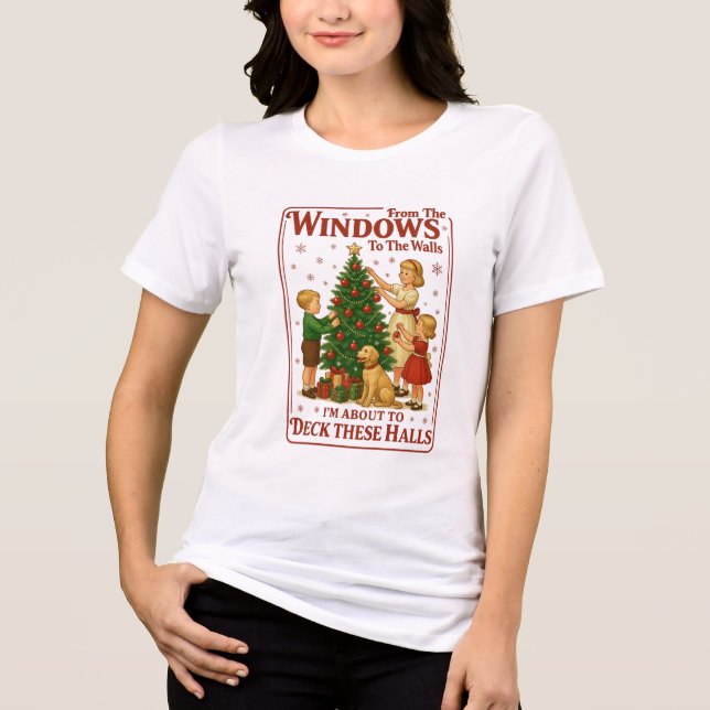 Camiseta Das Janelas às Paredes Estou Prestes a Decorar (Frente)