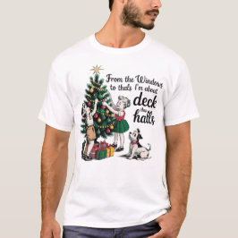 Camiseta Das Janelas às Paredes Estou Prestes a Decorar