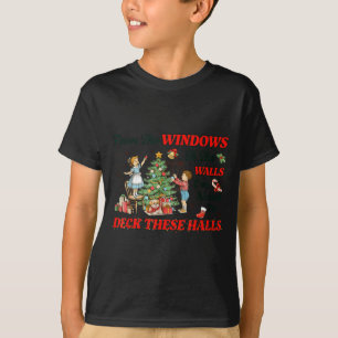 Camiseta Das Janelas às Paredes Natal Cute Férias