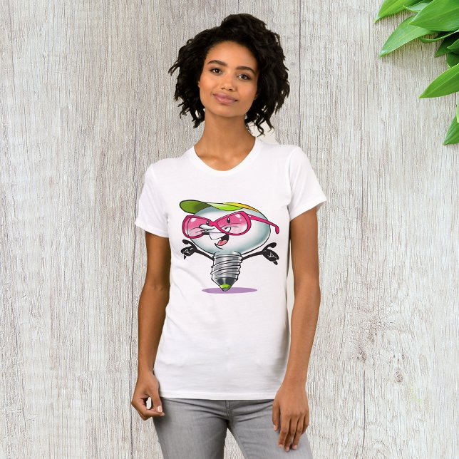 Camiseta das Luzes das Caricaturas (Criador carregado)