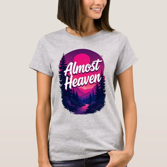 Camiseta das Meninas do Céu Oeste da Virgínia (Frente)
