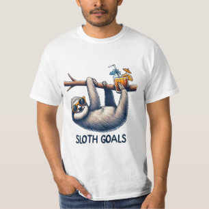 Camiseta das metas de calúnia