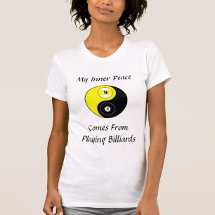 Camiseta das mulheres Billiards