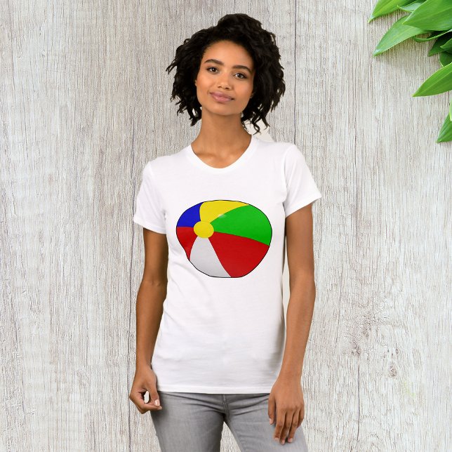 Camiseta das mulheres da praia (Criador carregado)