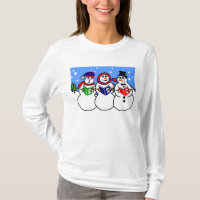 Das mulheres de canto do trio do boneco de neve