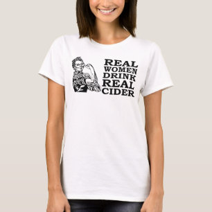 Camiseta das mulheres de sidra