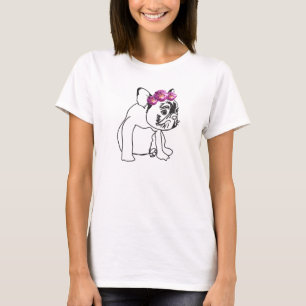 Camiseta Das mulheres doces do filhote de cachorro do