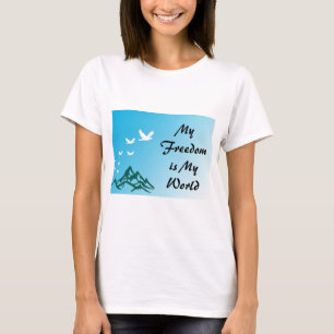 Camiseta das mulheres livres