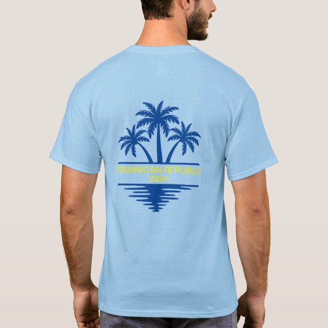 Camiseta das Noites de Palm Tree (Verso)