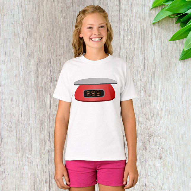 Camiseta das raparigas em escala de cozinha (Criador carregado)