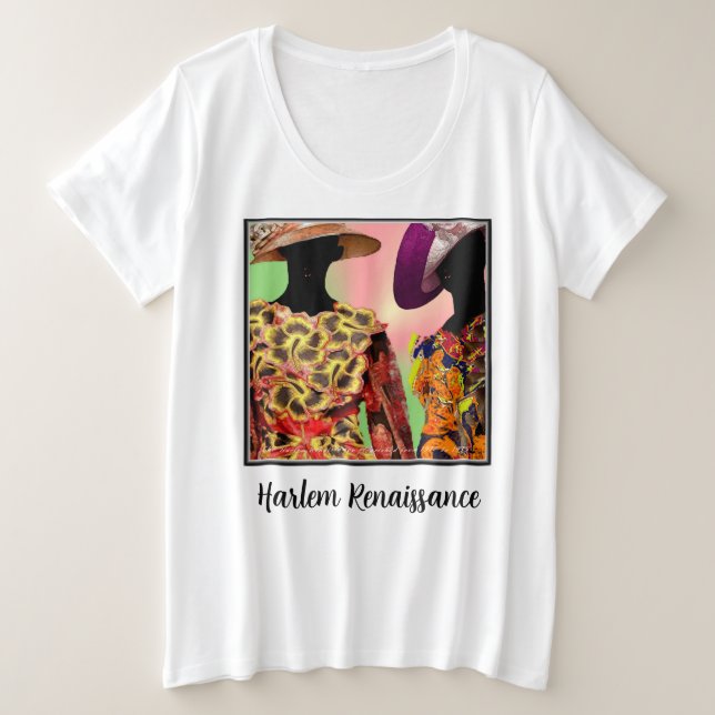 Camiseta Das Ruas do Harlem ao teu armário. (Frente do Design)