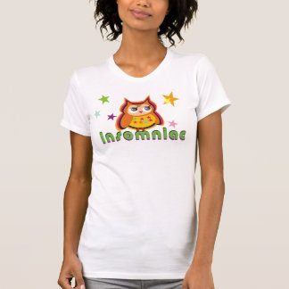 Camiseta das senhoras da coruja do Insomniac