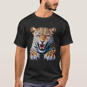 Camiseta DASCC Jaguar Gráfico Pantera Rugindo Feroz