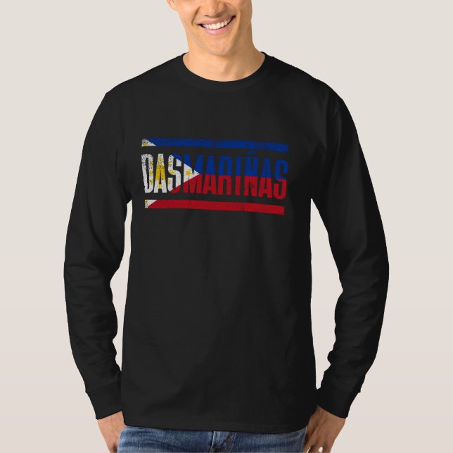 CAMISETA DASMARIÑAS FILIPINAS COM SEU ORGULHO FILIPINO FLA (Frente)