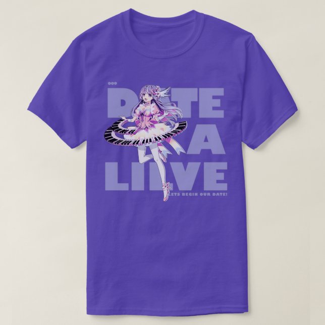 Camiseta Data a ao vivo Miku Izayoi (Frente do Design)