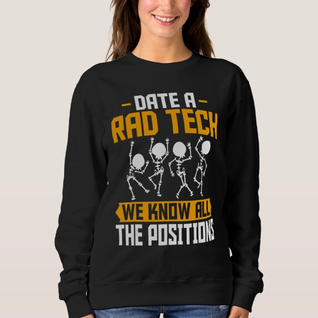 Camiseta Data A Radiografia Radiológica Rad-Tech (Frente)